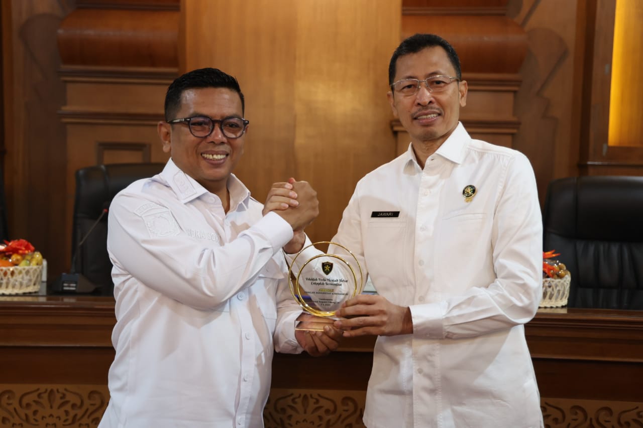 Gubernur Banten Andra Soni Terima Kunjungan Peserta PKDN Sespimti Polri Tahun 2025