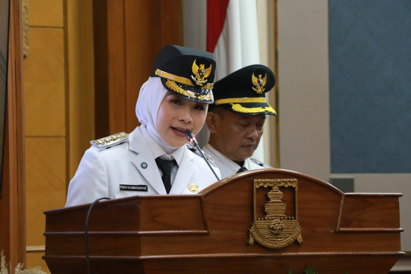 Rapat Paripurna DPRD, Bupati Serang Ratu Rachmatuzakiyah Sampaikan 9 Program Prioritas