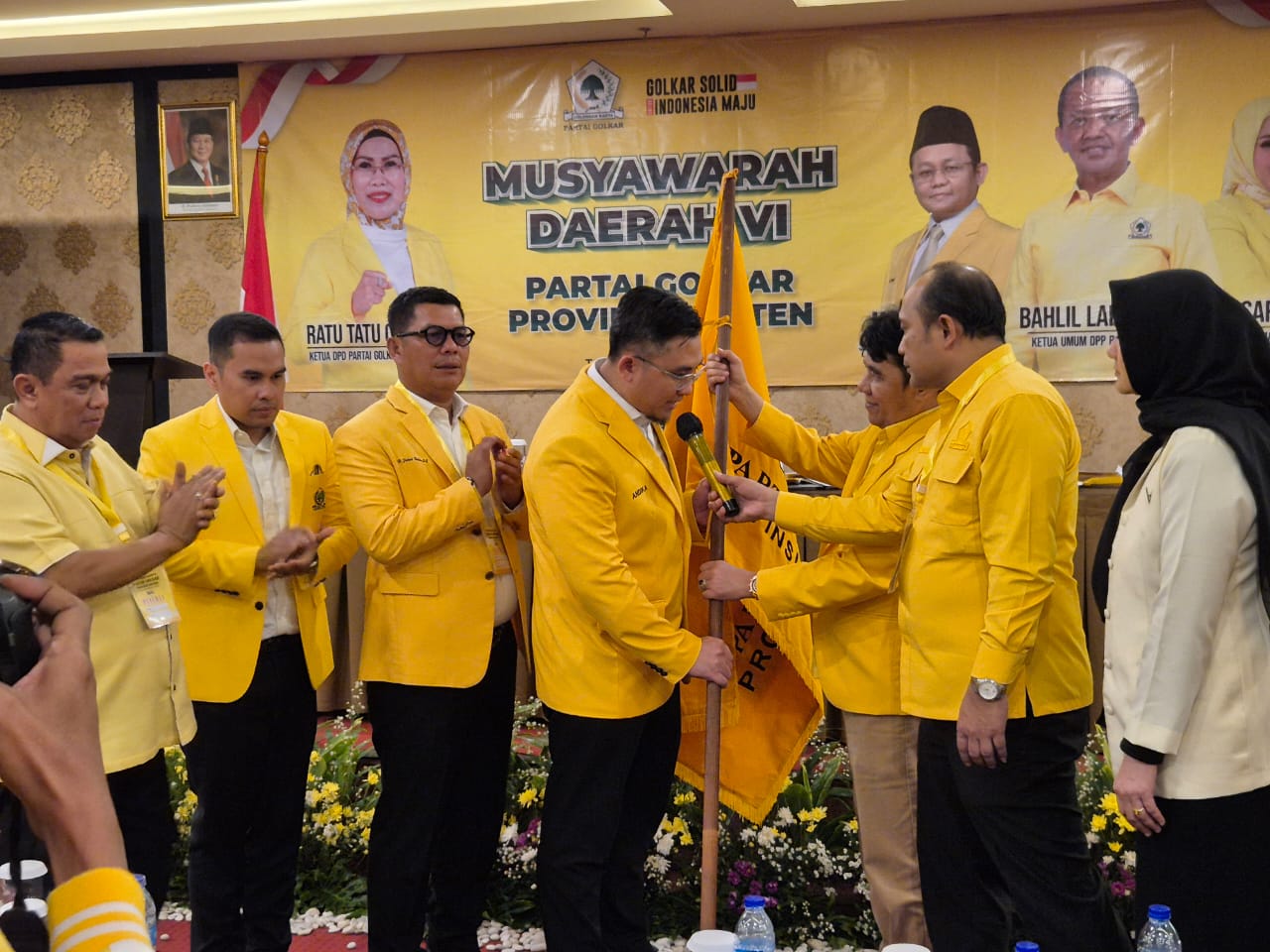 Andika Hazrumy Terpilih Aklamasi Pimpin Golkar Banten Gantikan Tatu