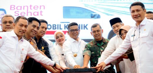 Misi Banten Sehat, Gubernur Banten Andra Soni Luncurkan Mobil Klinik Berbasis Telemedisin