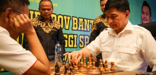 Buka Kejurprov Catur 2025, Wagub Banten A Dimyati Natakusumah: Hargai Lawan dan Jaga Sportivitas