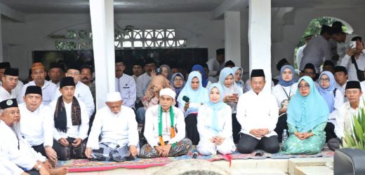 Bupati Serang Ratu Zakiyah Ziarah ke Makam Sultan Maulana Hasanudin dan Brigjen KH Syam’un