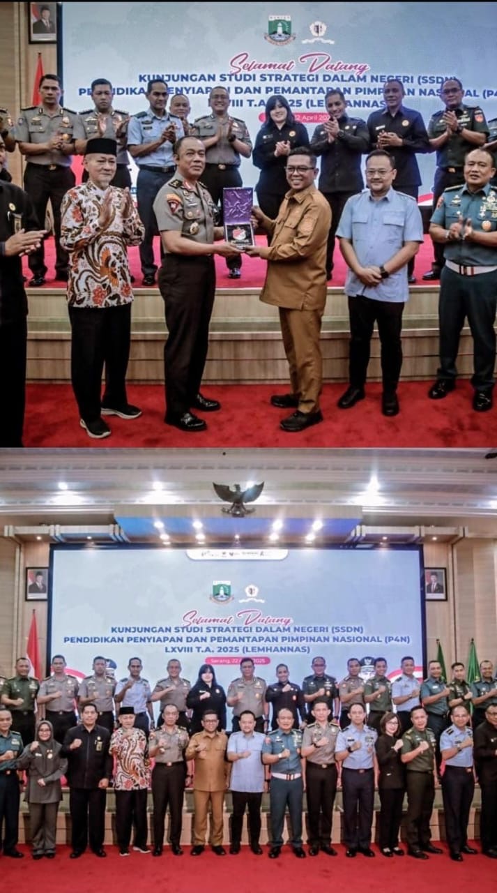 Gubernur Dan Wakil Ketua DPRD Banten, Menerima Kunjungan Studi Strategi Dalam Negeri Lemhanas