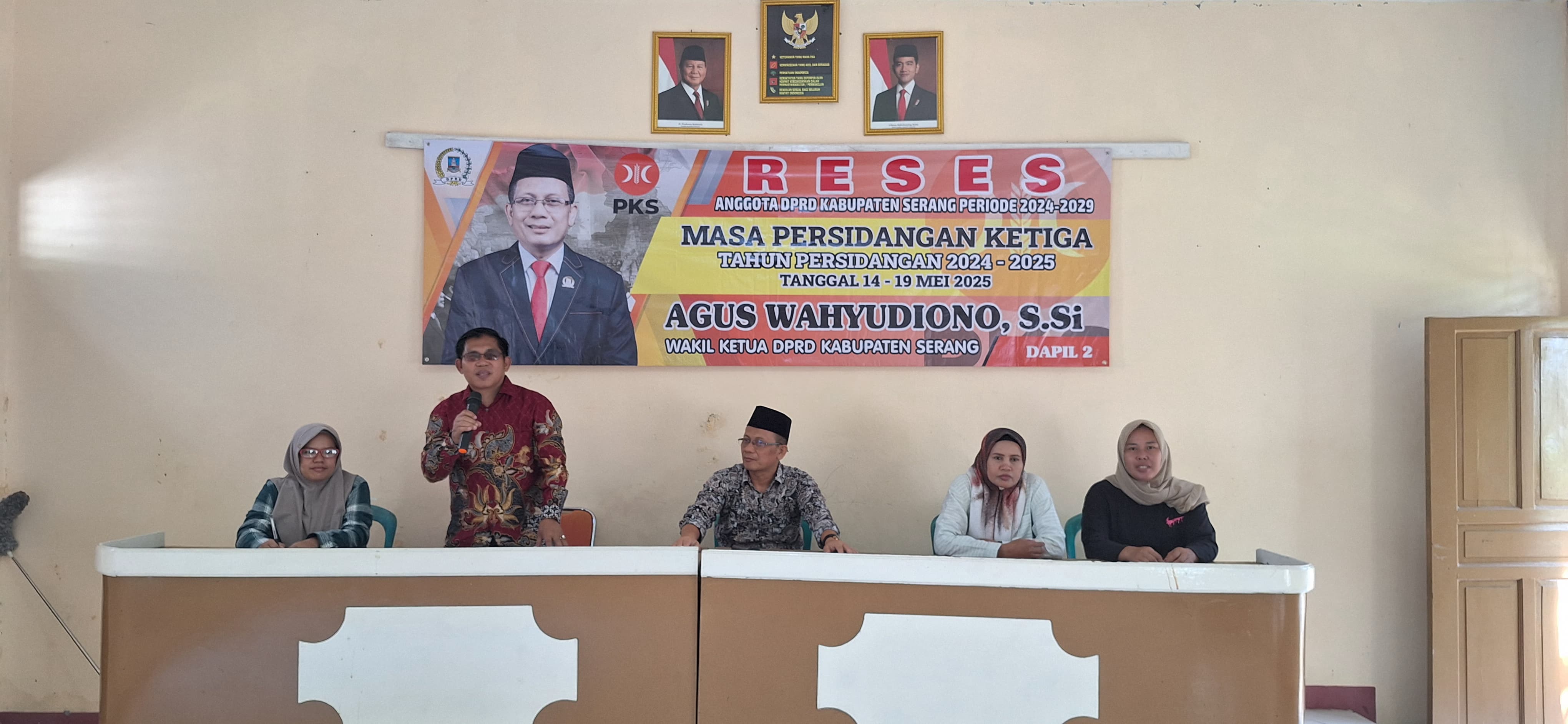 Reses di Kecamatan Cikande dan Kopo, Wakil Ketua DPRD Kabupaten Serang Agus Wahyudiono Serap Aspirasi Masyarakat