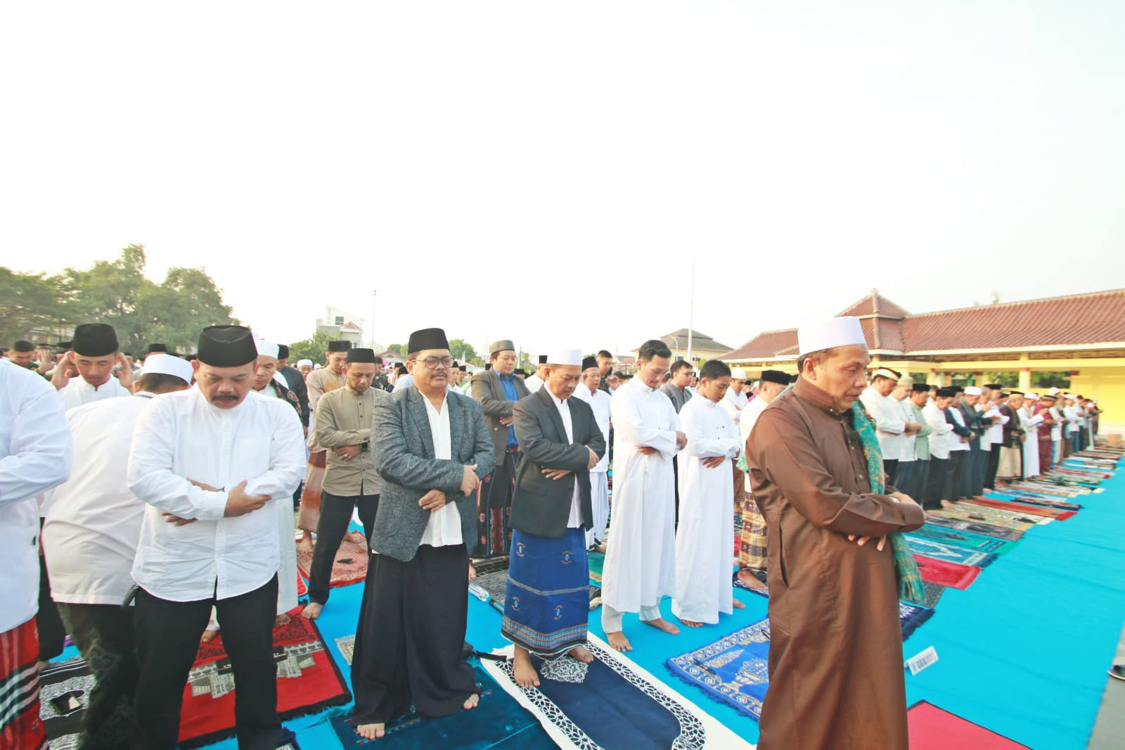Sholat Idul Adha di Alun-alun Kramatwatu, Najib Hamas Ajak Tingkatkan Kepedulian terhadap Sesama