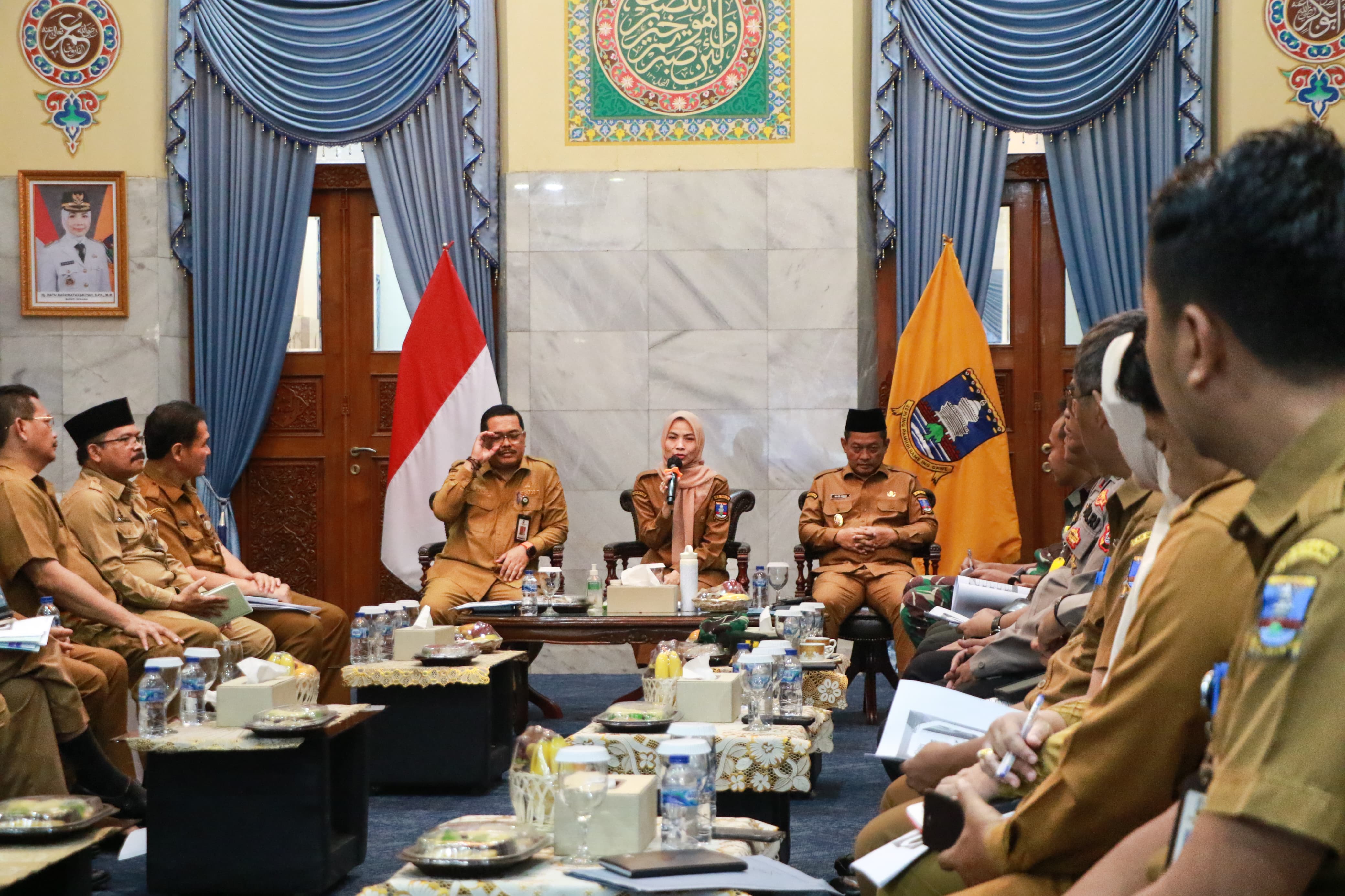 Bupati Ratu Zakiyah Ajak Forkopimda Kolaborasi Tuntaskan Program 100 Hari Kerja