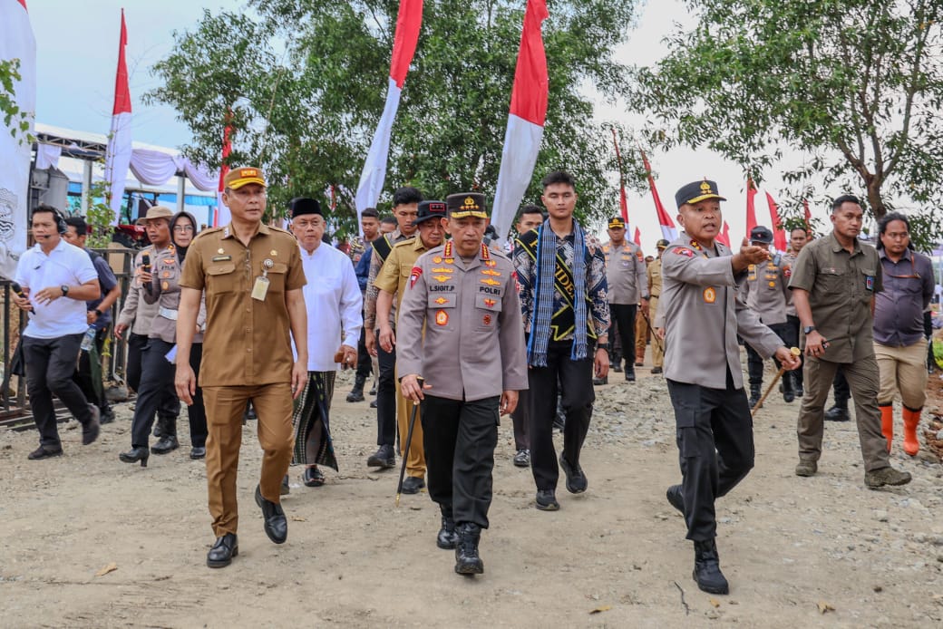 Banten Dukung Ketahanan Pangan Nasional, Sekda Banten Dampingi Kapolri Tinjau Lokasi