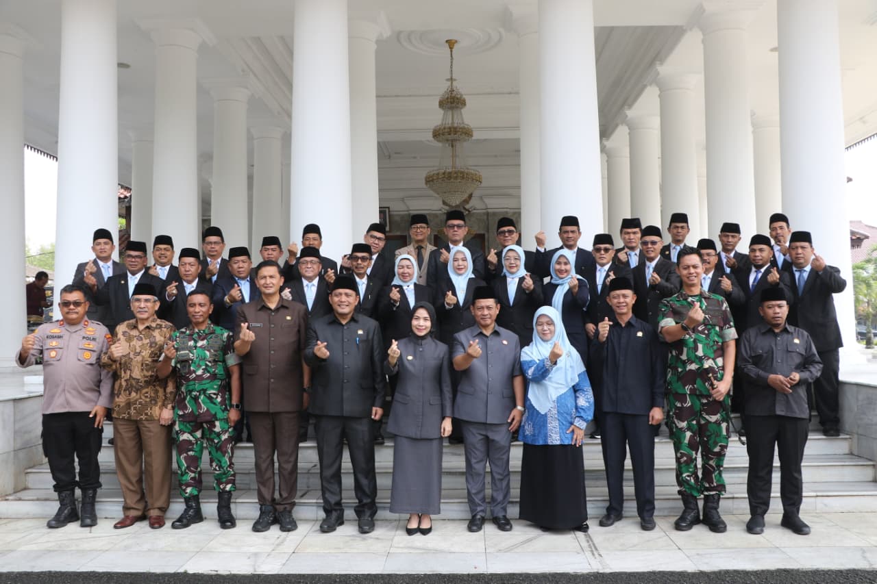 Lantik Pejabat Eselon 2, Ratu Zakiyah Tegaskan Tidak Ada Jual Beli Jabatan