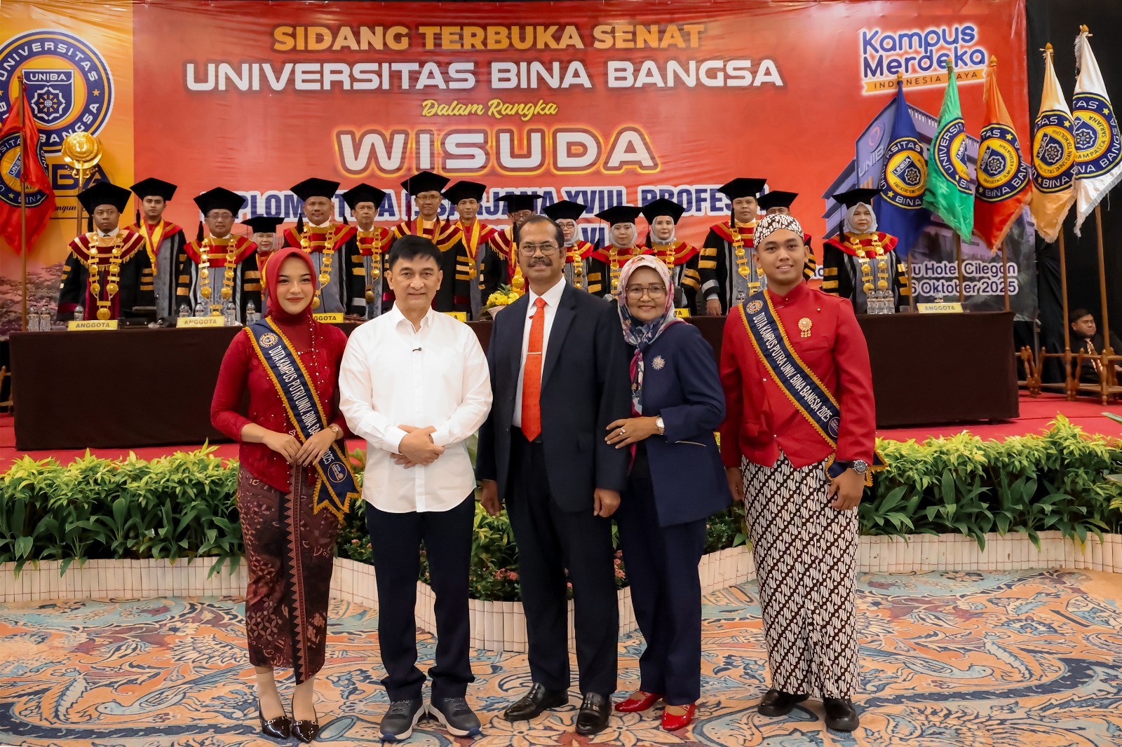 Di Wisuda Uniba, Wagub Dimyati Sebut Sarjana Harus Turun Berkontribusi untuk Kemajuan Banten
