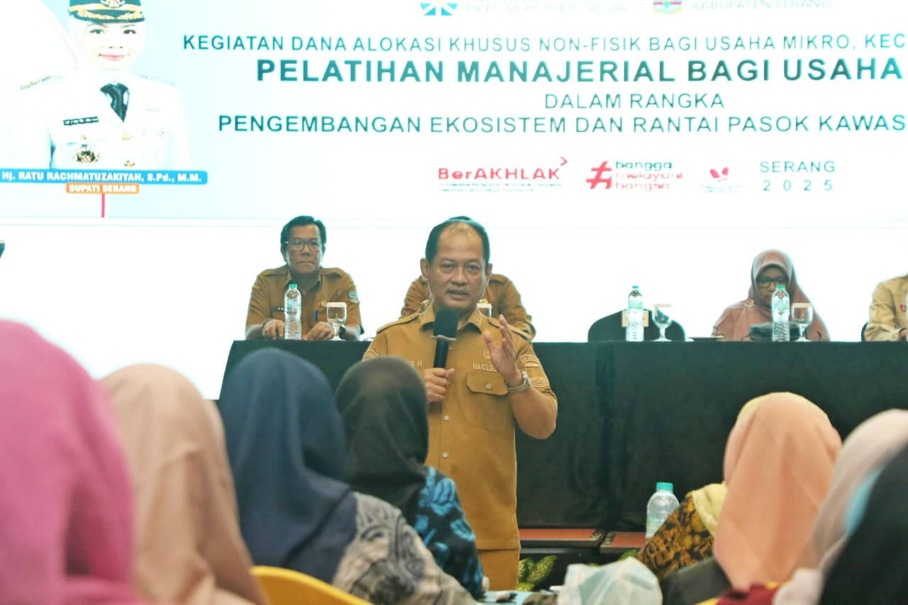 Wabup Serang Najib Hamas Ajak Pelaku Usaha Mikro Tingkatkan Produksi dan Pemasaran