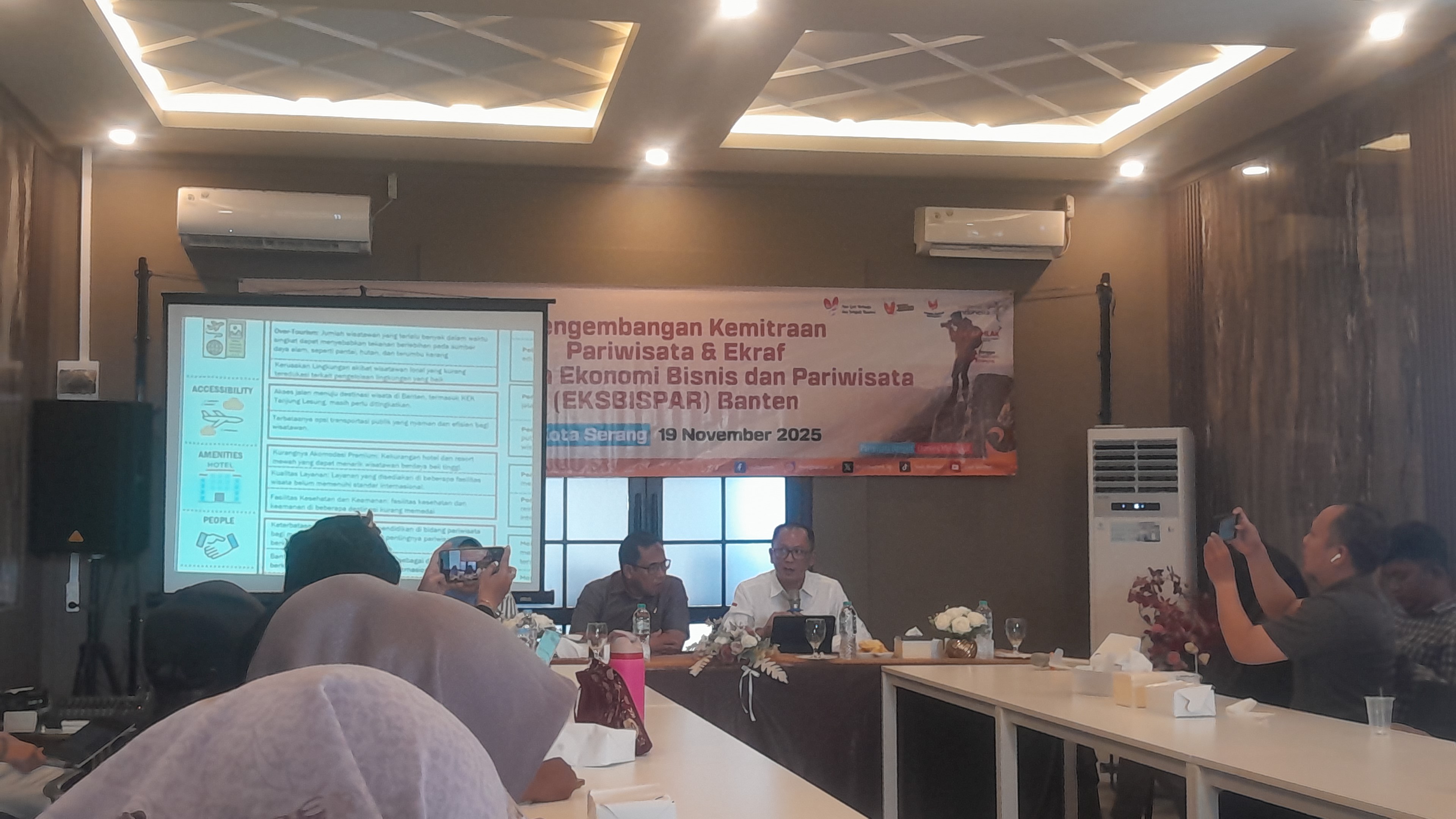 Dispar Banten Gandeng Pokja Ekbispar, Dalam Rangka Perkuat Pengembangan Pariwisata Di Banten