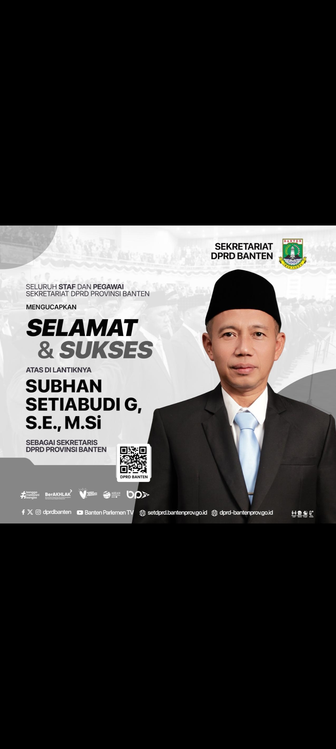 Subhan Setiabudi, Dilantik Menjadi Sekwan Definitif